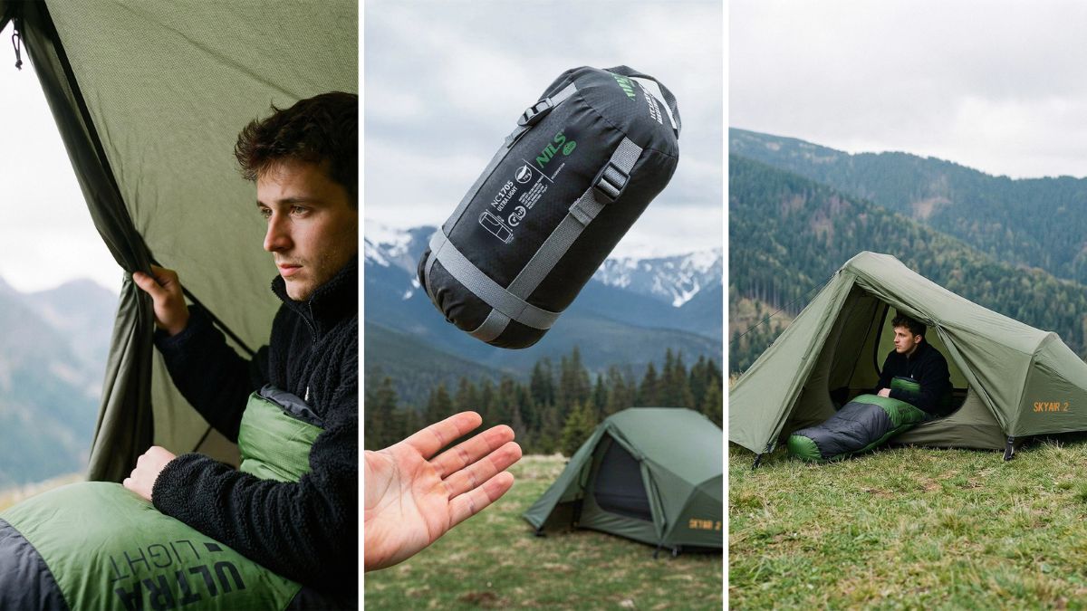 NILS NC1705 Ultra Light - lekki śpiwór letni 